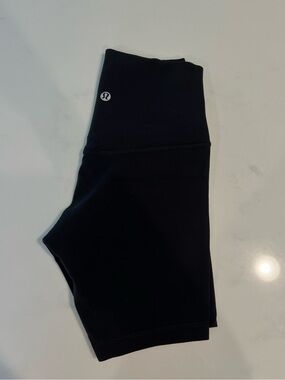 Black Lululemon Align Biker Shorts